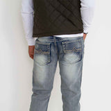 True Luck Miles Straight Distressed Jeans for Men