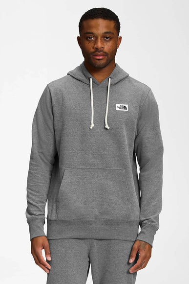 The North Face Heritage Patch Hoodie for Men in Grey | NF0A7UNU-DYY GR ...