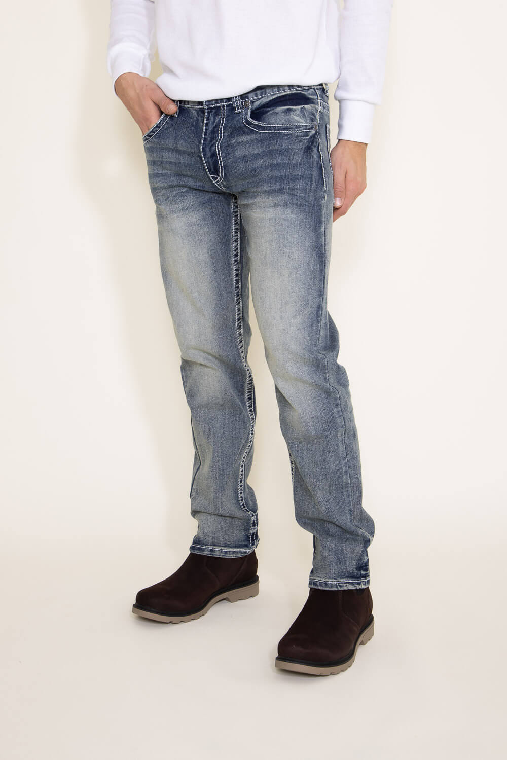 True Luck Melvin Straight Jeans for Men