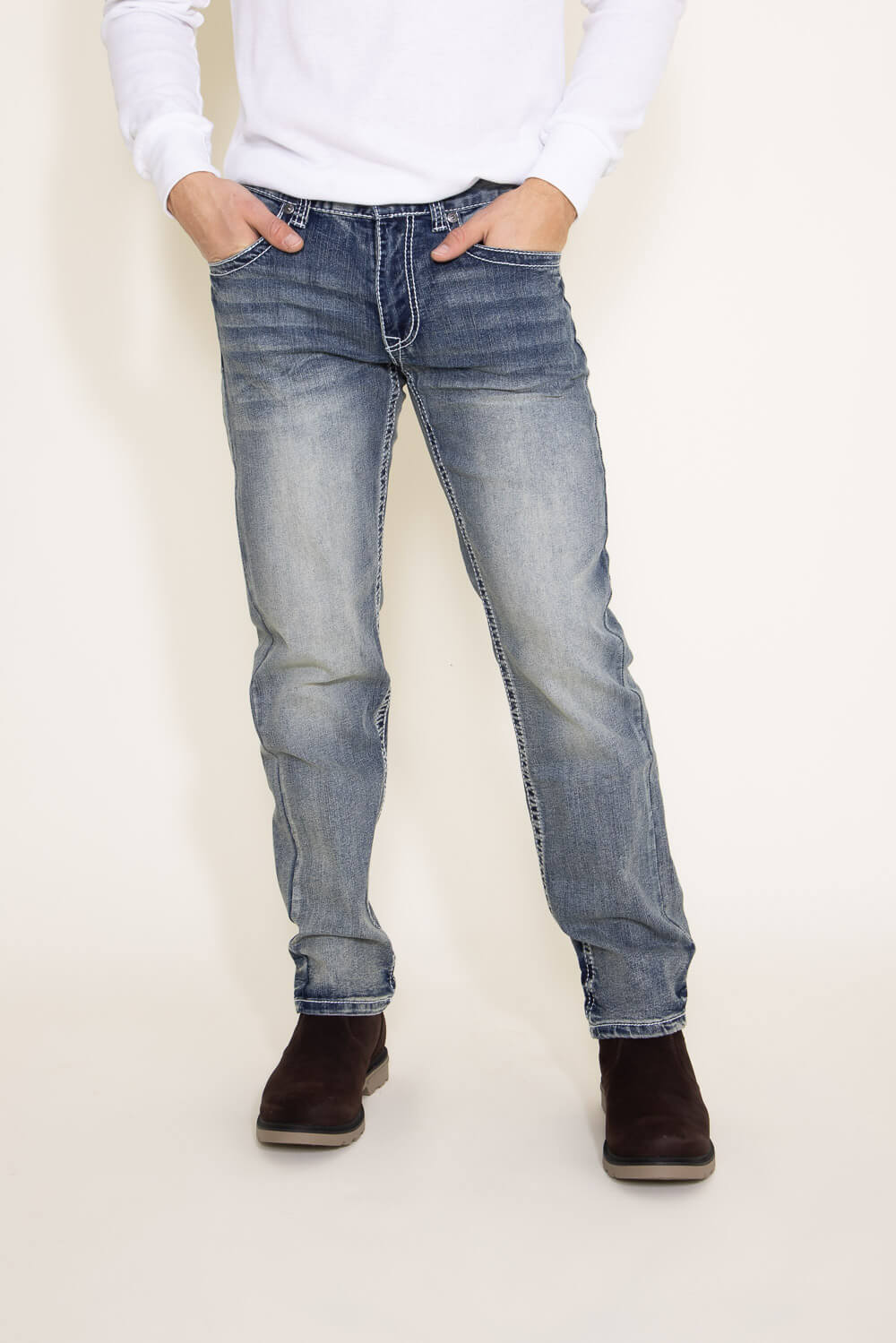 True Luck Melvin Straight Jeans for Men