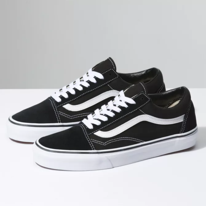 Vans Old Skool Sneakers in Black White VN000D3HY28 Glik s