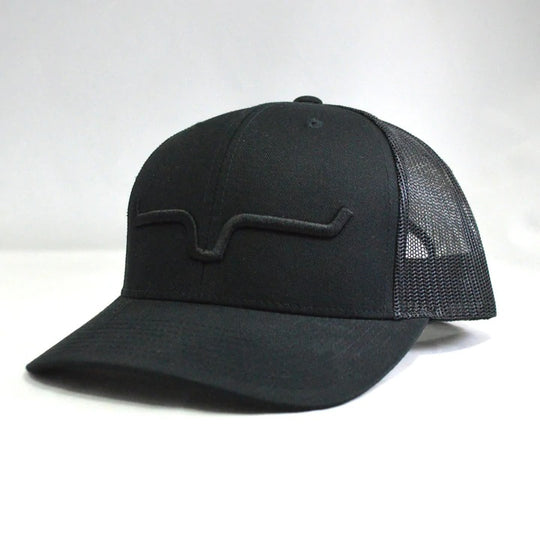Kimes Ranch Weekly Trucker Hat in Black 
