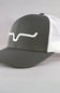 Kimes Ranch Weekly Trucker Hat for Men in Charcoal/White