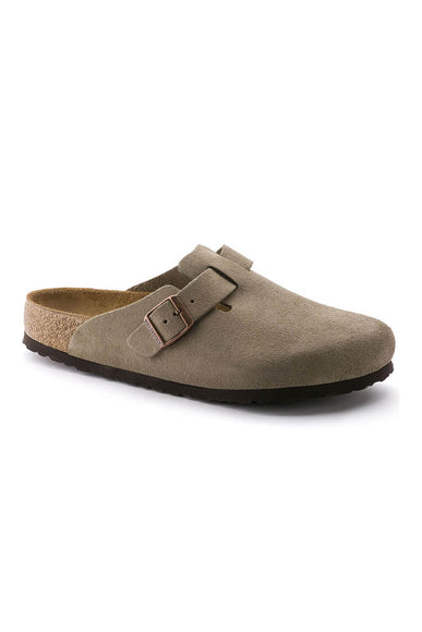 Birkenstock Boston Soft Footbed Clogs for Men in Taupe