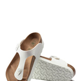 Papillio by Birkenstock Gizeh Grooved Platform Vegan Sandals for Women in White