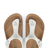 Papillio by Birkenstock Gizeh Grooved Platform Vegan Sandals for Women in White