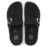 Birkenstock Buckley Suede Mule for Women in Black