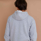 Carhartt Logo Sleeve Graphic Hoodie for Men in Heather Grey