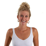 Ribbed Brami in White