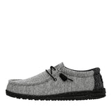 Hey Dude Shoes Men’s Wally Stretch Poly Shoes in Dark Web