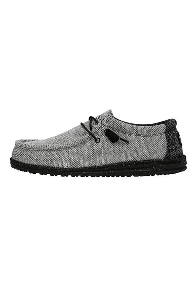 Hey Dude Shoes Men’s Wally Stretch Poly Shoes in Dark Web