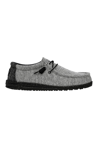 Hey Dude Shoes Men’s Wally Stretch Poly Shoes in Dark Web