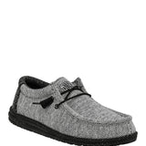Hey Dude Shoes Men’s Wally Stretch Poly Shoes in Dark Web
