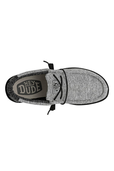 Hey Dude Shoes Men’s Wally Stretch Poly Shoes in Dark Web