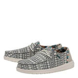 Hey Dude Shoes Women’s Wendy Boho Shoes in Embroidery Grey