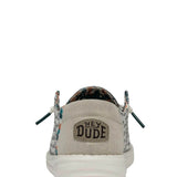 Hey Dude Shoes Women’s Wendy Boho Shoes in Embroidery Grey