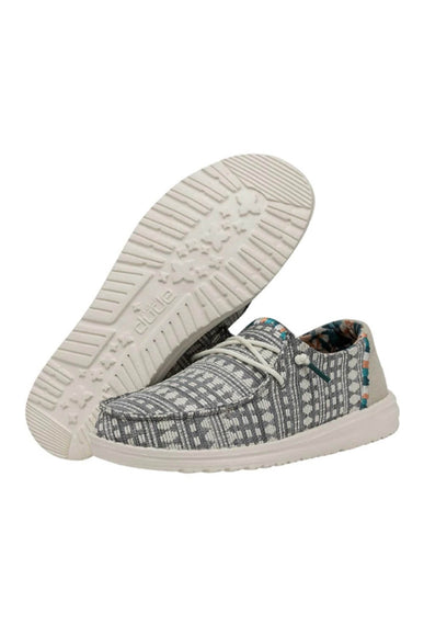 Hey Dude Shoes Women’s Wendy Boho Shoes in Embroidery Grey