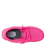 Hey Dude Shoes Women’s Wendy Funk Mono Shoes in Electric Pink