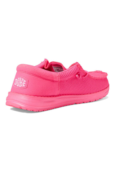 Hey Dude Shoes Women’s Wendy Funk Mono Shoes in Electric Pink