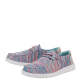 Hey Dude Shoes Women's Wendy Sox Shoes in Sunset Pink 1