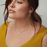 Kendra Scott Elisa Gold Pendant Necklace in Mother-of-Pearl