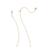 Kendra Scott Framed Elisa Dark Blue Gold Pendant Necklace