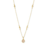 Kendra Scott Nola Gold Pendant Necklace in Iridescent Drusy 