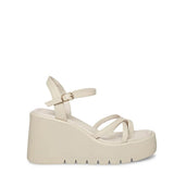 Madden Girl Vaultt Platform Wedges for Women in Taupe