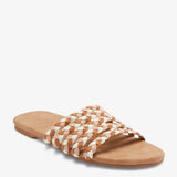 Roxy Shoes Olina Slide Sandals for Women in Brown