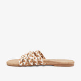 Roxy Shoes Olina Slide Sandals for Women in Brown