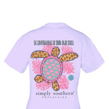 Simply Southern Shirts Youth Your Own Shell T-shirt for Girls in Purple