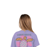 Simply Southern Shirts Youth Your Own Shell T-shirt for Girls in Purple