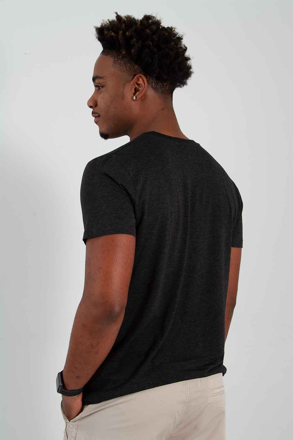 Pima Crew Neck Pocket T-Shirt True Black