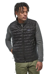 Patagonia Men's Nano Puff Full Zip Vest in Black | 84242-BLK – Glik's