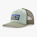 Patagonia Men's P6 Logo Trucker Hat in Tea Green