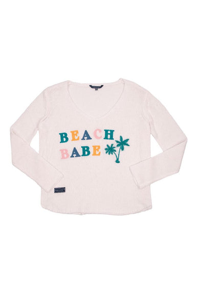 Simply Southern Everyday Babe Sweater for Women in White