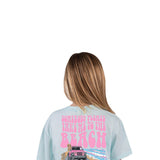 Youth Simply Southern Shirts Youth Take Me To The Beach T-Shirt for Girls in Blue 