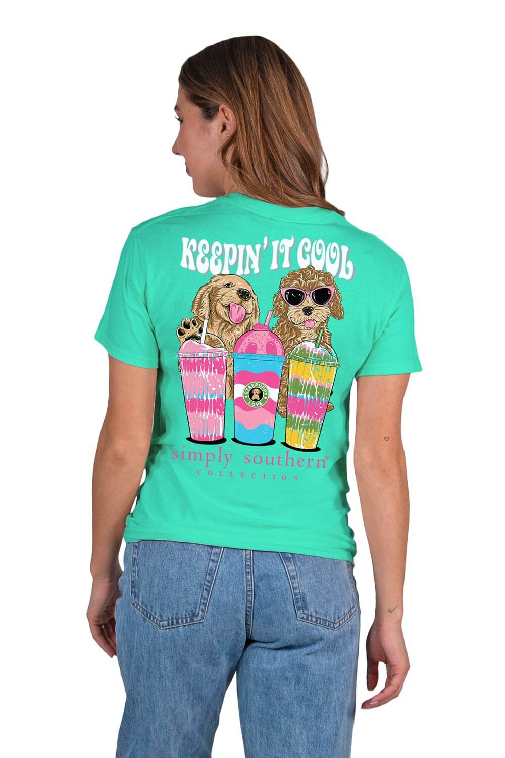 Simply Southern Keeping It Cool T-Shirt for Women Green | SS- –