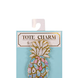 Simply Southern Pineapple Tote Charm in White