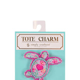 Simply Southern Turtle Tote Charm in Pink