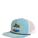 Simply Southern Fish Snapback Hat for Men in Light Blue