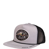 Simply Southern Salty Vibes Snapback Hat for Men in Grey