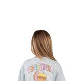Simply Southern Youth Girls Shirts Volleyball Vibes T-Shirt for Girls in Breeze Blue