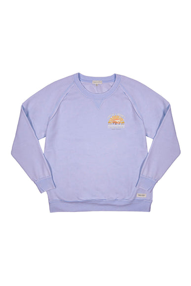 Simply Southern Women's Life Is A Journey Fleece Pullover for Women in Light Blue