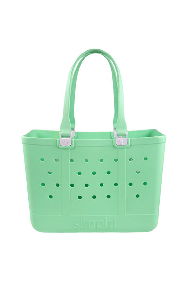Simply Southern Large Waterproof Tote Bag in Lime