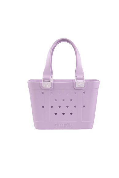 Simply Southern Mini Waterproof Tote Bag in Orchid