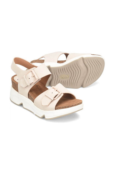 Sofft Shoes Castello Platform Sandals for Women in Tapioca Grey