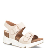 Sofft Shoes Castello Platform Sandals for Women in Tapioca Grey