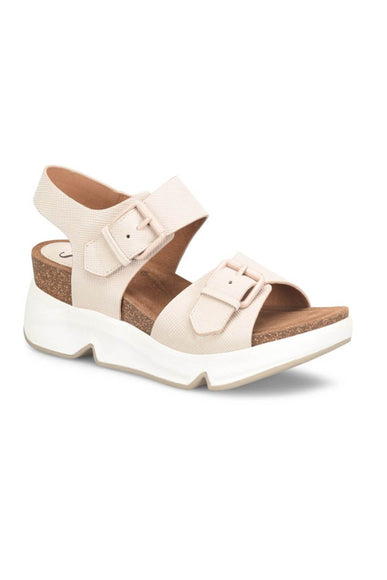Sofft Shoes Castello Platform Sandals for Women in Tapioca Grey
