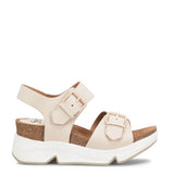 Sofft Shoes Castello Platform Sandals for Women in Tapioca Grey
